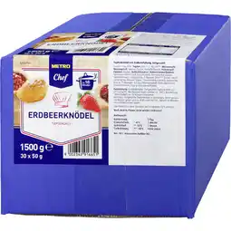 Metro Topfen- od. Erdbeerknödel, Preisangabe ohne MwSt. (Preis inkl. MwSt. 20,46 €), METRO Angebot