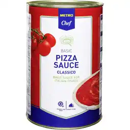 Metro Pizza Sauce Classico, Preisangabe ohne MwSt. (Preis inkl. MwSt. 9,89 €), METRO Angebot