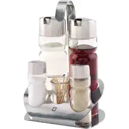 Metro Menagen 6-tlg. Salz, Pfeffer, Essigund, Preisangabe ohne MwSt. (Preis inkl. MwSt. 16,07 €), METRO Angebot