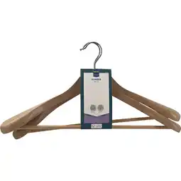 Metro Kleiderbügel Holz Natur, Preisangabe ohne MwSt. (Preis inkl. MwSt. 6,71 €), METRO Angebot