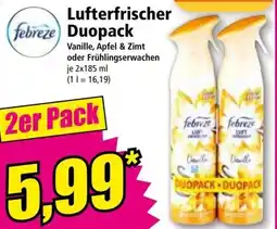 Norma Lufterfrischer duopack Angebot