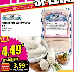 Norma Münchner weisswurst xxl Angebot