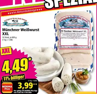 Norma Münchner weisswurst xxl Angebot