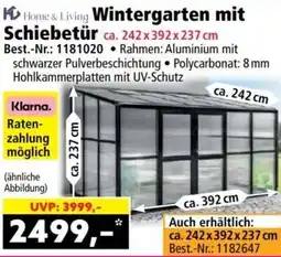 Norma Home & living wintergarten mit schiebetür Angebot
