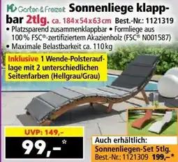 Norma Sonnenliege klapp- bar Angebot