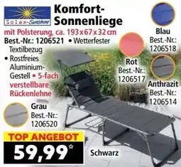 Norma Komfort sonnenliege Angebot