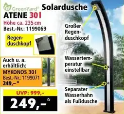 Norma Greenyard solardusche atene 301 Angebot