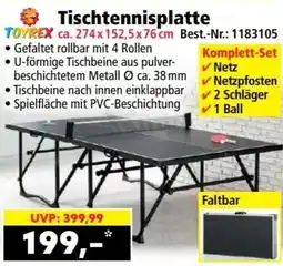 Norma Tischtennisplatte Angebot