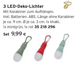 Tchibo Eduscho 3 LED-Deko-Lichter Angebot