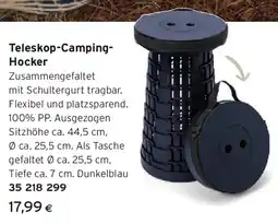 Tchibo Eduscho Teleskop-Camping- Hocker Angebot