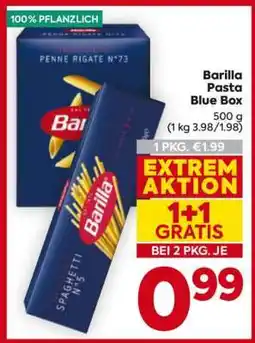 Billa Barilla Pasta Blue Box Angebot