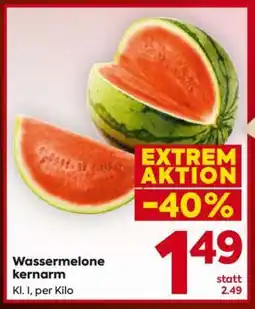 Billa Wassermelone kernarm Angebot
