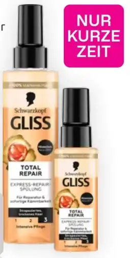 Bipa Schwarzkopf Gliss Express Total Repair Conditioner Angebot
