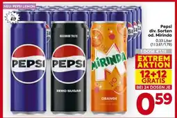 Billa Pepsi div. Sorten od. Mirinda Angebot