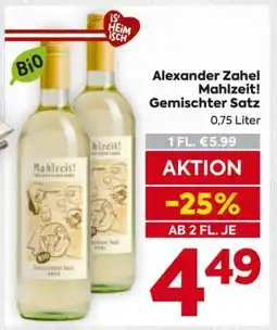 Billa Alexander Zahel Mahlzeit! Gemischter Satz Angebot