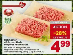 Billa Hofstädter Fair zum Tier! mageres Faschiertes Angebot