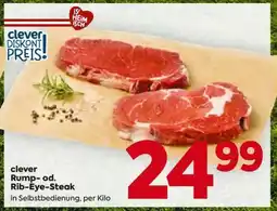 Billa clever Rump- od. Rib-Eye-Steak Angebot