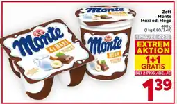 Billa ZOTT MONTE MAXI od. MEGA Angebot