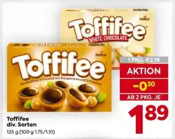 Billa Toffifee div. Sorten Angebot