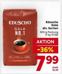 Billa Eduscho Gala div. Sorten Angebot