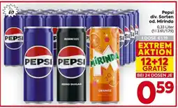 Billa Pepsi div. Sorten od. Mirinda Angebot