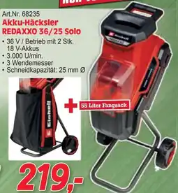 Zgonc Akku-Häcksler REDAXXO 36/25 Solo Angebot