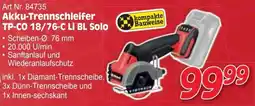 Zgonc Akku-Trennschleifer TP-CO 18/76-C LI BL Solo Angebot