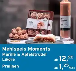 Tchibo Eduscho Mehlspeis Moments Marille & Apfelstrudel Liköre Angebot