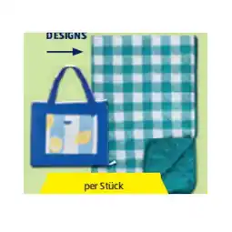 Hofer Picknickdecke mit Tasche versch. Designs HOFER Angebot