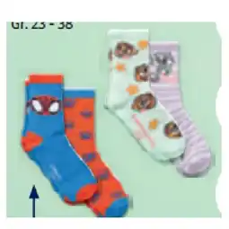 Hofer Kinder-Socken Lizenz, Doppelpkg. versch. Farben und Muster HOFER Angebot