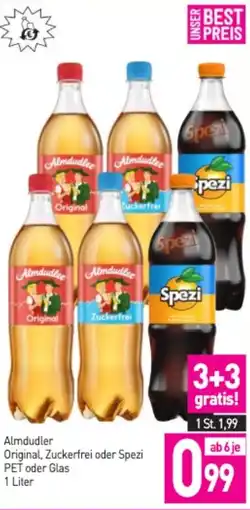 Sutterlüty Almdudler Original, Zuckerfrei oder Spezi PET oder Glas Angebot