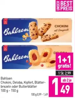 Sutterlüty Bahlsen Chokini, Deloba, Kipferl, Blätter- brezeln oder Butterblätter Angebot