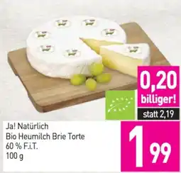 Sutterlüty Ja! Natürlich Bio Heumilch Brie Torte 60% F.i.T Angebot