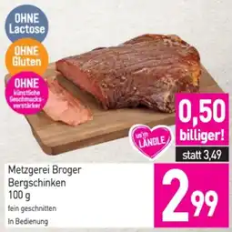 Sutterlüty Metzgerei Broger Bergschinken Angebot