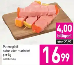 Sutterlüty Putenspieẞ natur oder mariniert Angebot