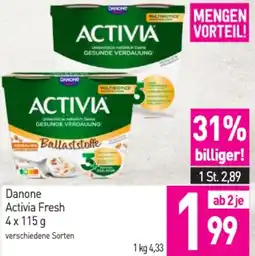 Sutterlüty Danone Activia Fresh Angebot