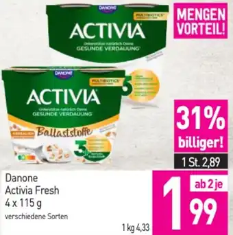 Sutterlüty Danone Activia Fresh Angebot