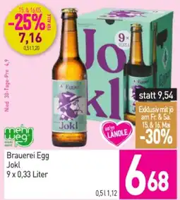 Sutterlüty Brauerei Egg Jokl Angebot