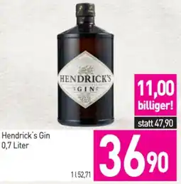 Sutterlüty Hendrick's Gin Angebot