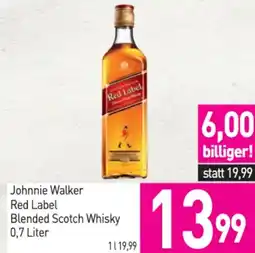 Sutterlüty Johnnie walker red label red label blended scotch whisky Angebot