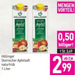 Sutterlüty Höllinger Steirischer Apfelsaft naturtrüb Angebot