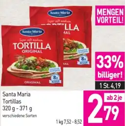 Sutterlüty Santa Maria Tortillas Angebot