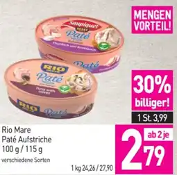 Sutterlüty Rio Mare Paté Aufstriche Angebot