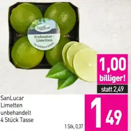 Sutterlüty SanLucar Limetten unbehandelt Angebot