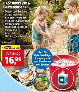 Thomas Philipps EASYmaxx 2 in 1- Gartendusche Angebot