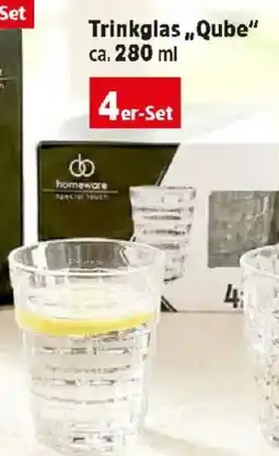 Thomas Philipps Trinkglas,,Qube Angebot