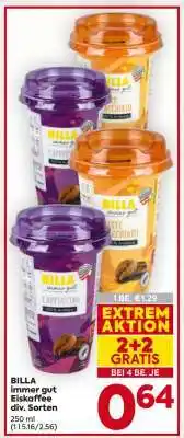 Billa BILLA immer gut Eiskaffee div. Sorten Angebot