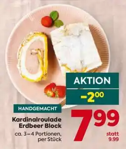 Billa Kardinalroulade Erdbeer Block Angebot