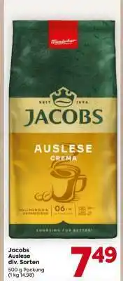 Billa Jacobs Auslese div. Sorten Angebot