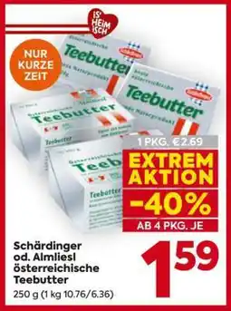 Billa Schärdinger od. Almliesl österreichische Teebutter Angebot